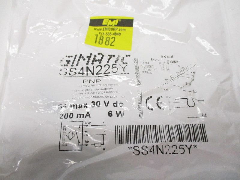 GIMATIC SS4N225Y * NEW IN FACTORY BAG *