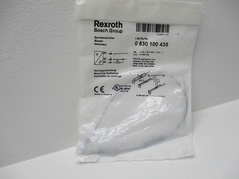 REXROTH 0-830-100-435 * NEW IN FACTORY BAG *