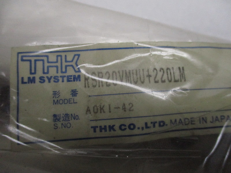 THK RSR20VMUU+220LM * NEW IN FACTORY BAG *