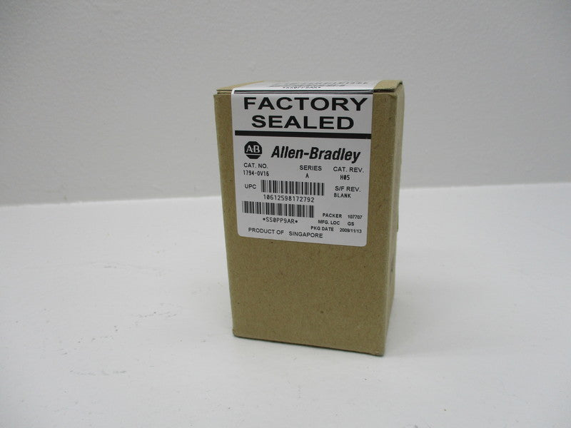 ALLEN BRADLEY 1794-OV16 SER. A DATE:2009 * FACTORY SEALED *