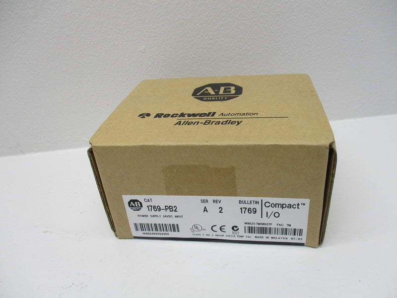 ALLEN BRADLEY 1769-PB2 SER. A DATE:2005 * FACTORY SEALED *