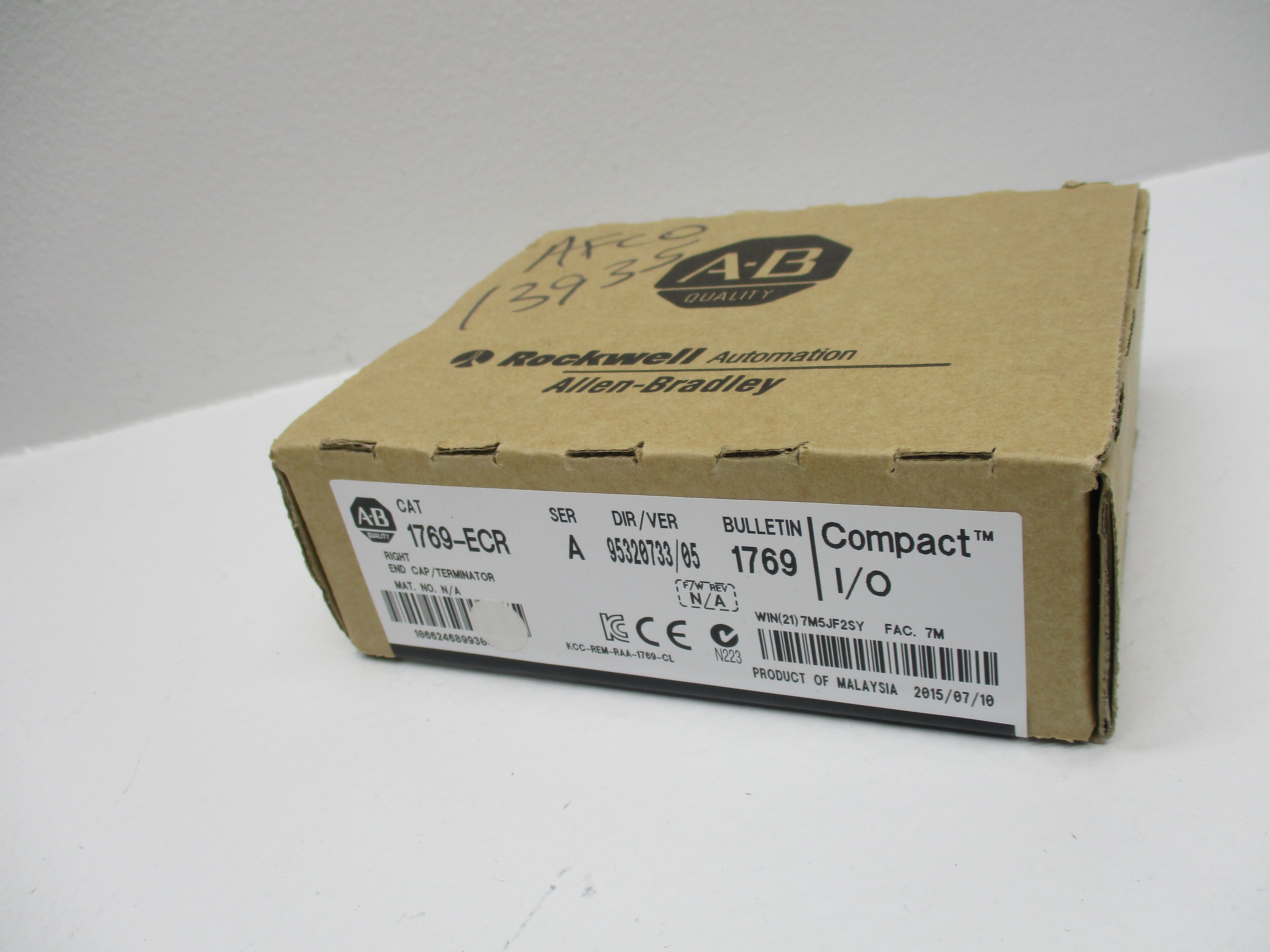 ALLEN BRADLEY 1769-ECR SER. A DATE:2015 * FACTORY SEALED *