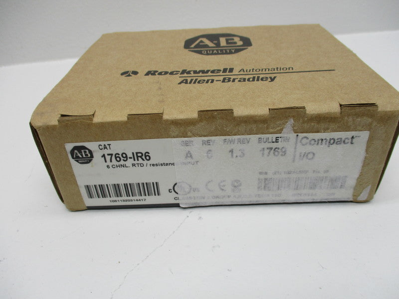 ALLEN BRADLEY 1769-IR6 SER. A F/W REV.1.3 DATE:2008 * FACTORY SEALED *