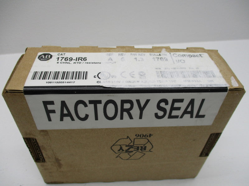 ALLEN BRADLEY 1769-IR6 SER. A F/W REV.1.3 DATE:2008 * FACTORY SEALED *