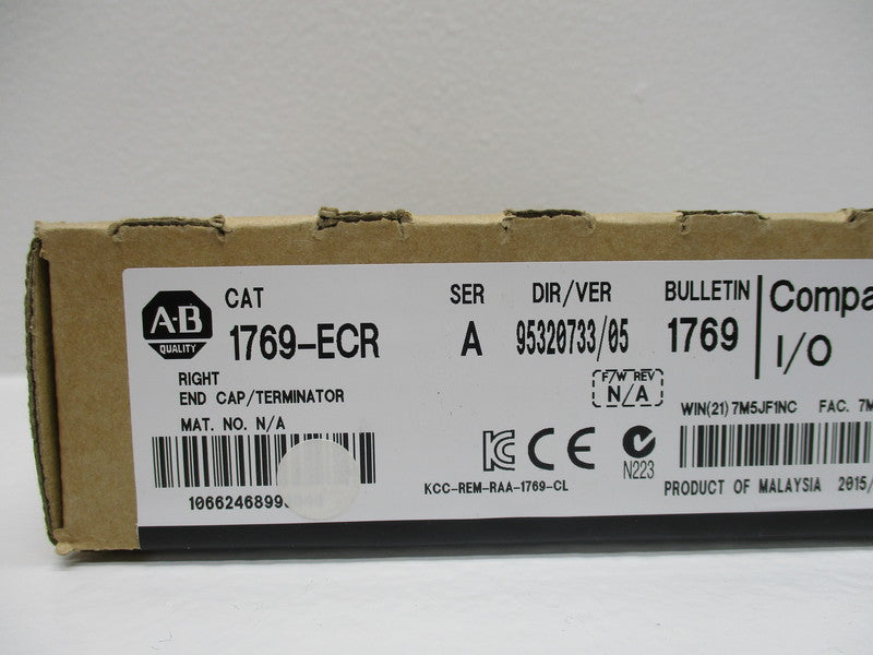 ALLEN BRADLEY 1769-ECR SER. A DATE:2015 * FACTORY SEALED *