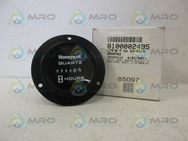 HONEYWELL 85097 QUARTZ HOUR METER *NEW IN BOX*