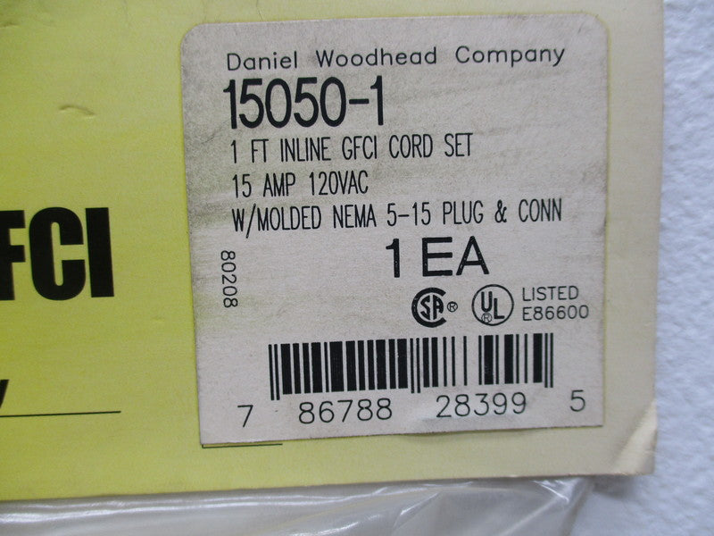 DANIEL WOODHEAD 15050-1 * NEW IN FACTORY BAG *