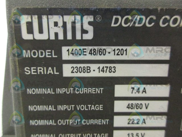 CURTIS 1400E 48/60-1201 DC CONVERTER *NEW NO BOX*
