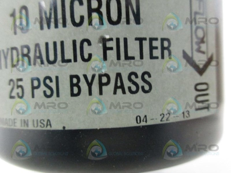 INDUSTRIAL MRO 10 MICRON HYDRAULIC FILTER *NEW NO BOX*