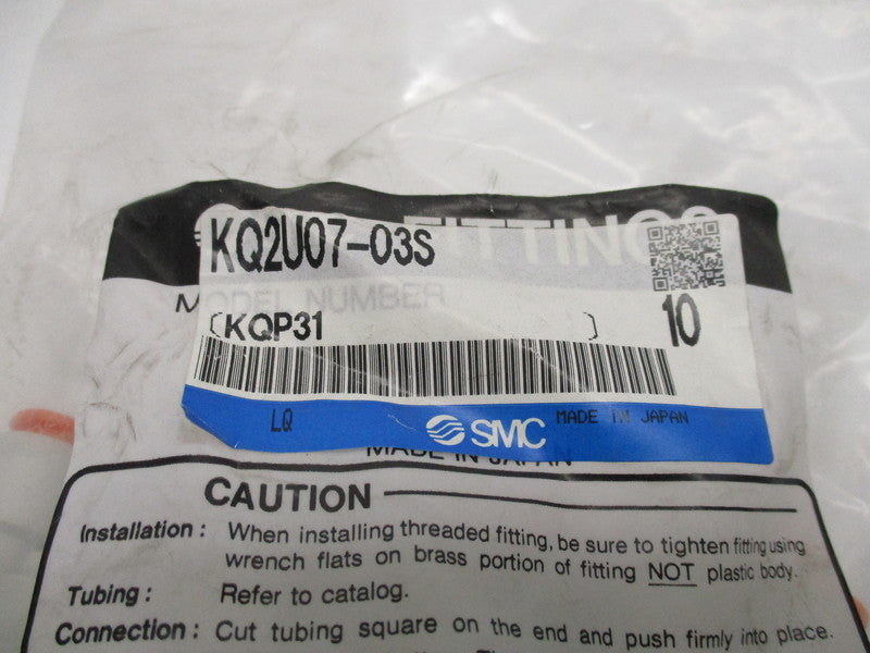 SMC KQ2U07-03S (PKG OF 10) NSMP