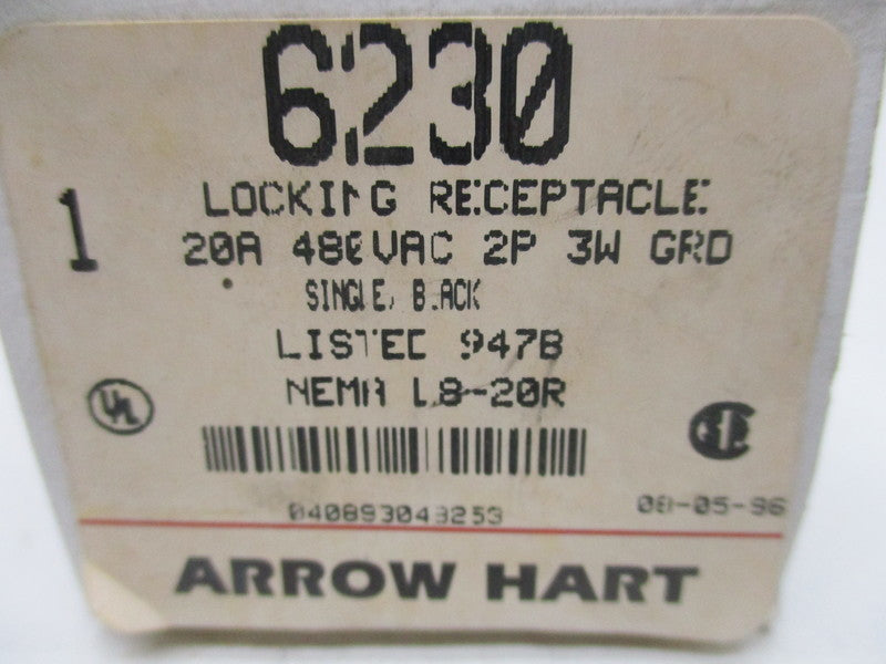 ARROW HART 6230 480VAC 20A  NSMP