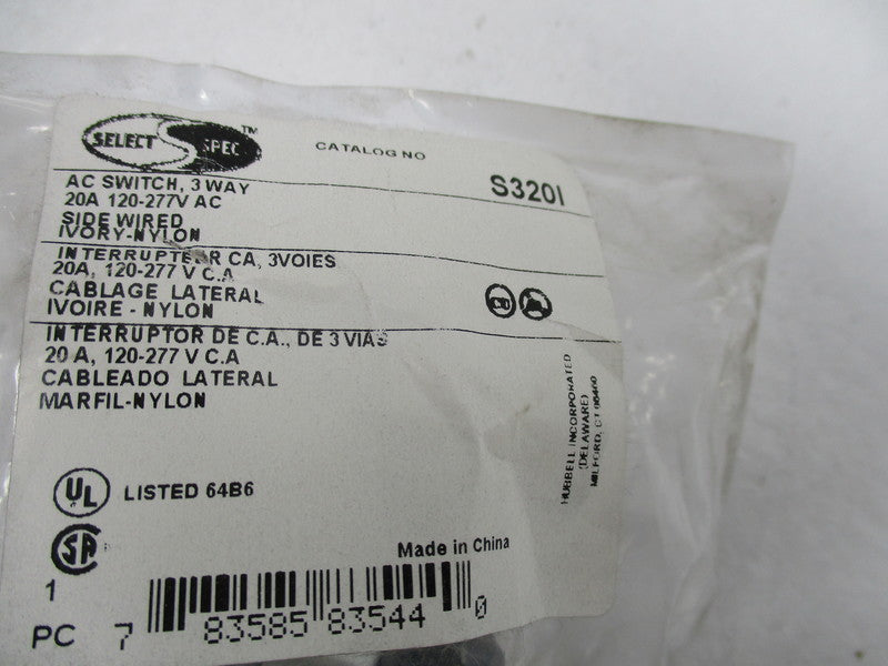 SELECT SPEC S3201 120/277VAC 20A NSMP