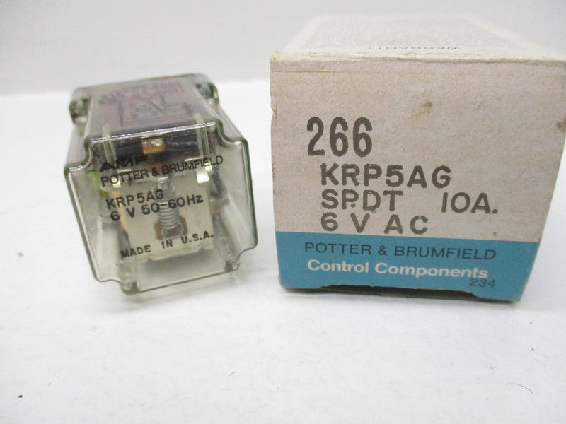 POTTER&BRUMFIELD KRP5AG 6VAC 10A NSMP