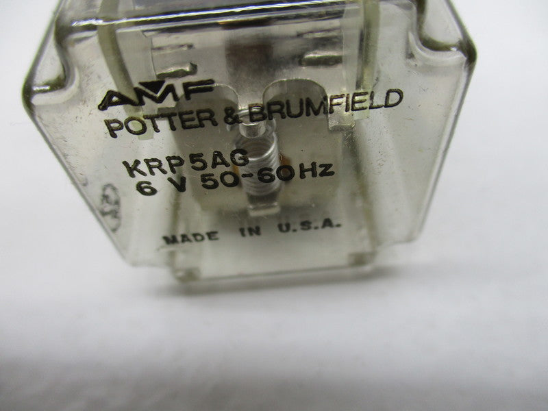 POTTER&BRUMFIELD KRP5AG 6VAC 10A NSMP