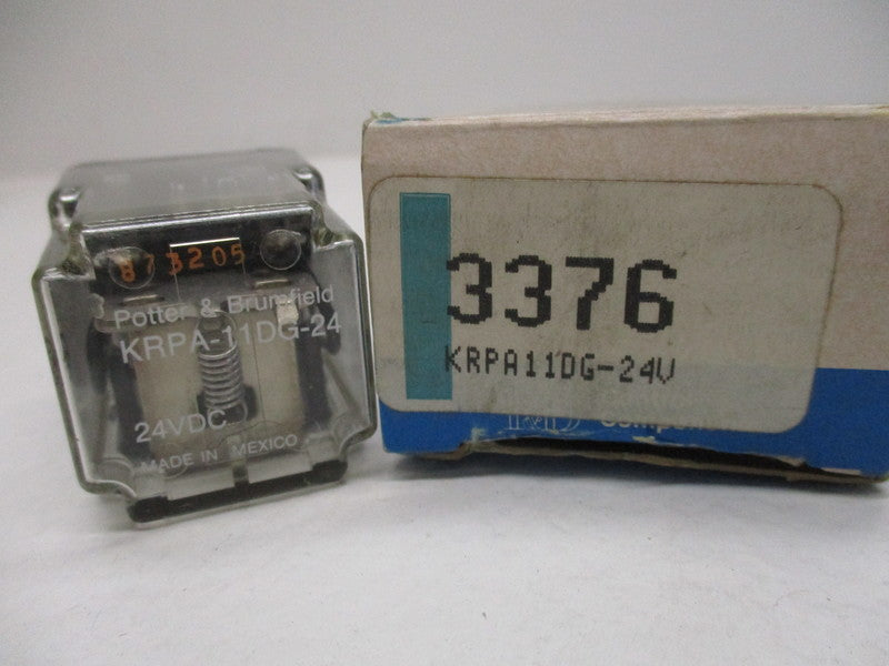 POTTER & BRUMFIELD KRPA11DG-24V RELAY 24V 10A NSMP