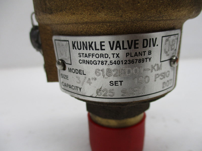 KUNKLE VALVE 6182ED01-KM NSNP