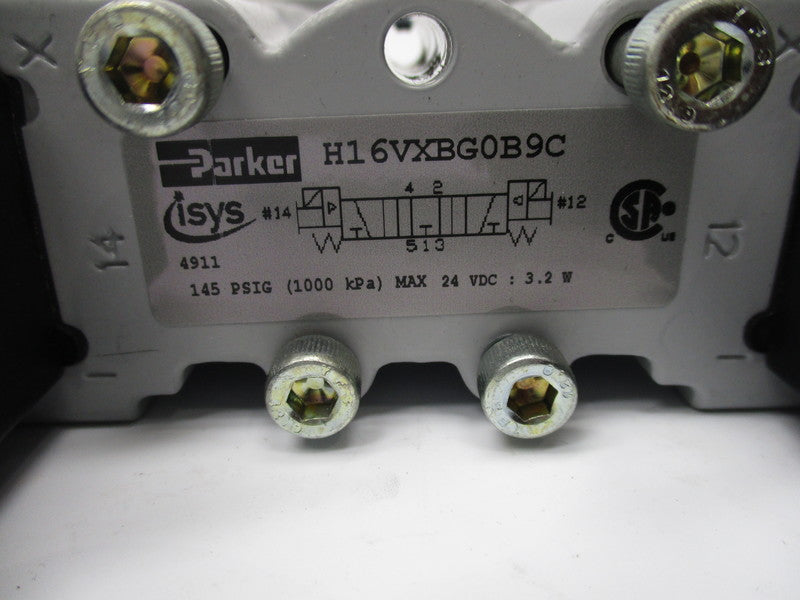 PARKER H16VXBG0B9C 24VDC 145PSI NSNP
