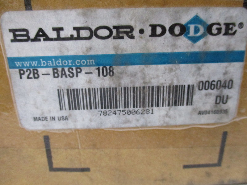 BALDOR DODGE P2B-BASP-108 NSMP
