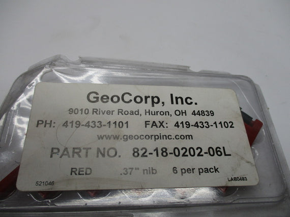 GEOCORP INC. 82-18-0202-06L (PKG OF 6) NSMP