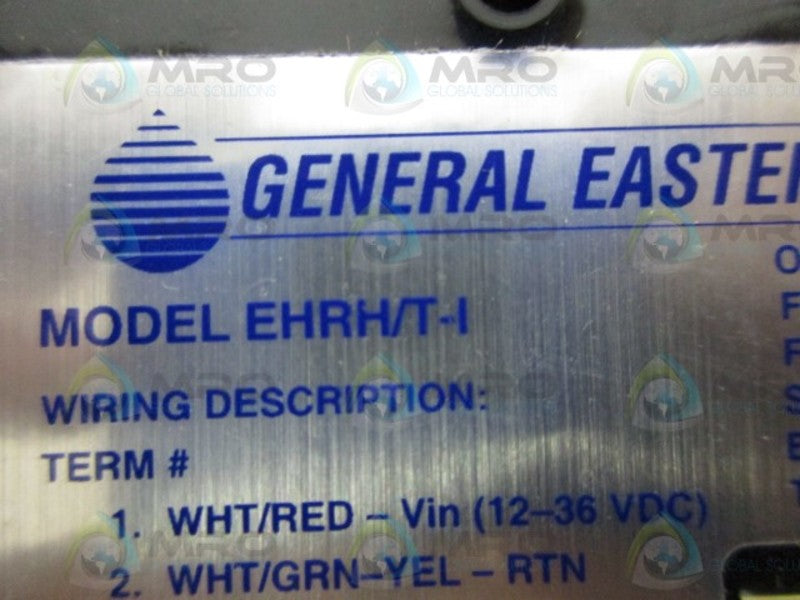 GENERAL EASTERN EHRH/T-I EHRHT-2-I-B-3 HUMIDITY TRANSMITTER 0-100F *NEW NO BOX*
