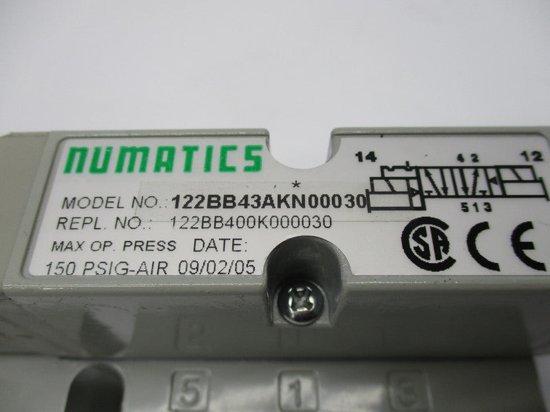 NUMATICS 122BB43AKN00030 NSNP