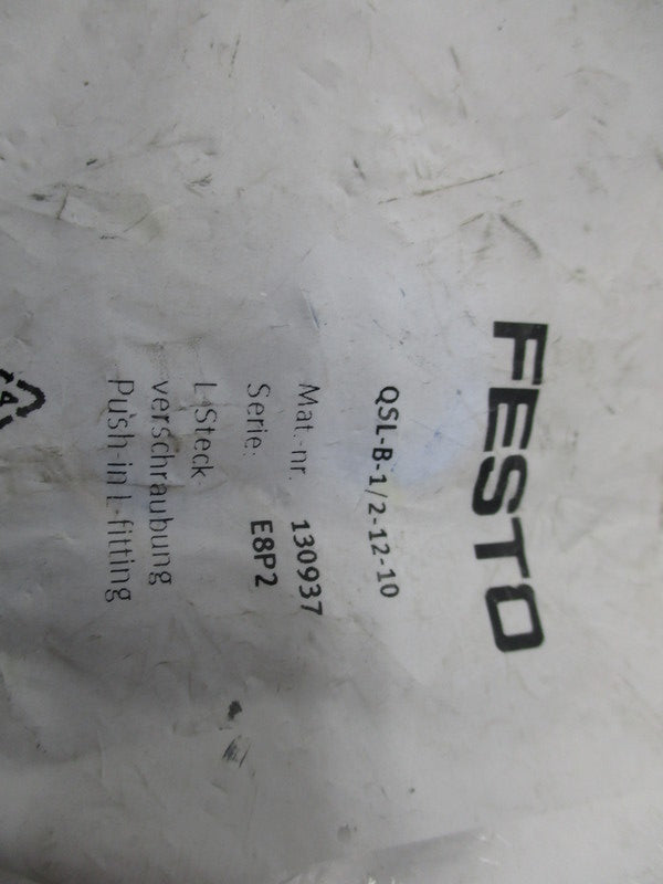 FESTO QSL-B-1/2-12-10 (130937) (QTY:10) NSMP