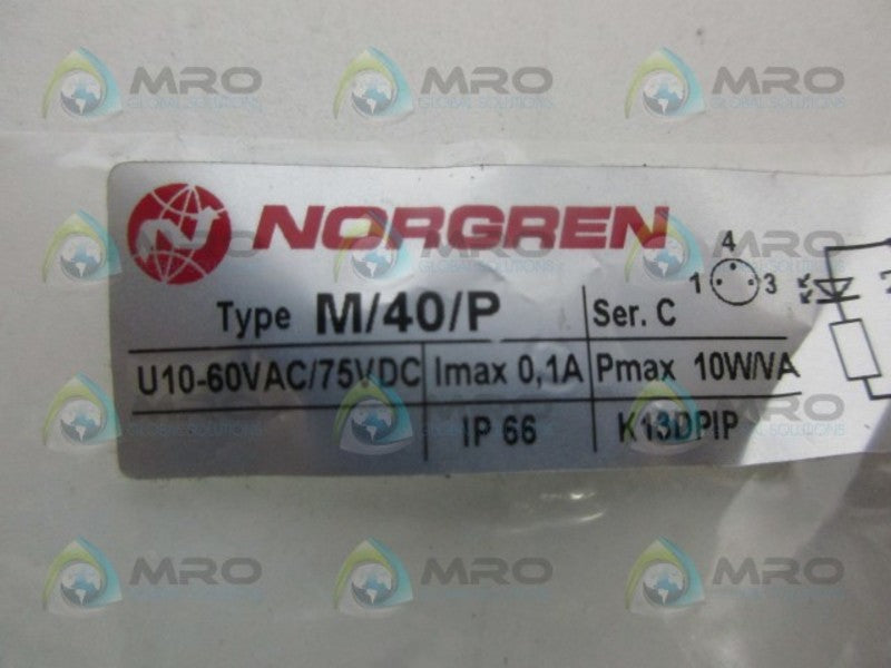 NORGREN M/40 SERC SWITCH *NEW IN ORIGINAL PACKAGE*