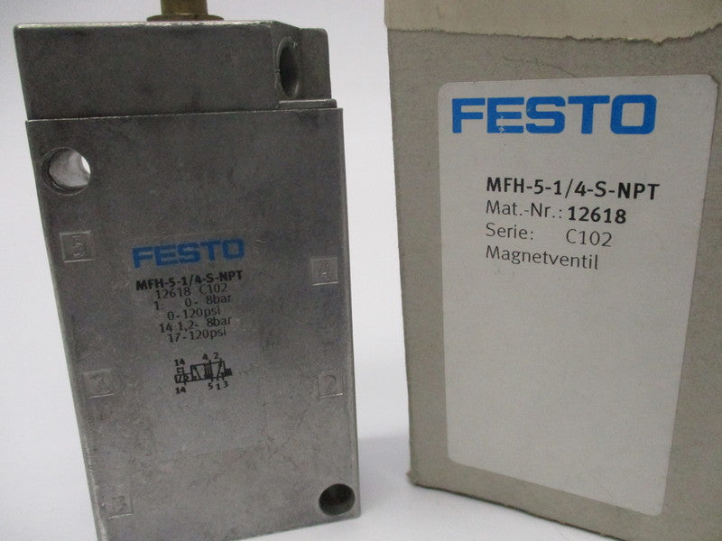 FESTO MFH-5-1/4-S-NPT 116PSI NSMP