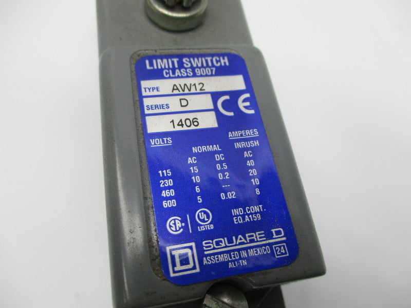 SQUARE D 9007AW12  SER. D NSMP