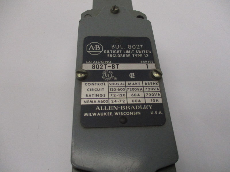 ALLEN BRADLEY 802T-BT SER. 1 UNMP