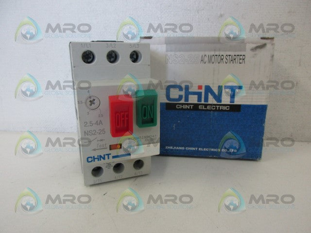 CHIKNT NS2-25 AC MOTOR STARTER *NEW IN BOX*