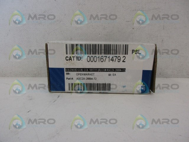 EMERSON ASC2X-28894-72 SOLENOID COIL *NEW IN BOX*