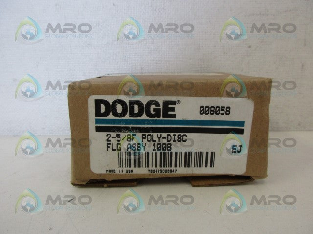 DODGE 008058 POLYDISC FLG ASSY *NEW IN BOX*