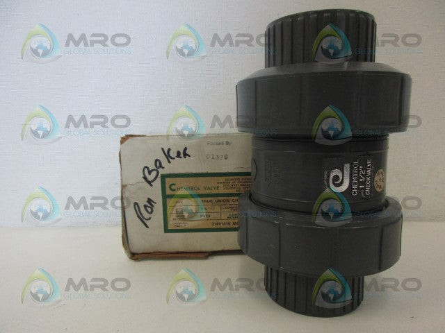 CHEMTROL 21801010 MODEL B VALVE *NEW IN BOX*