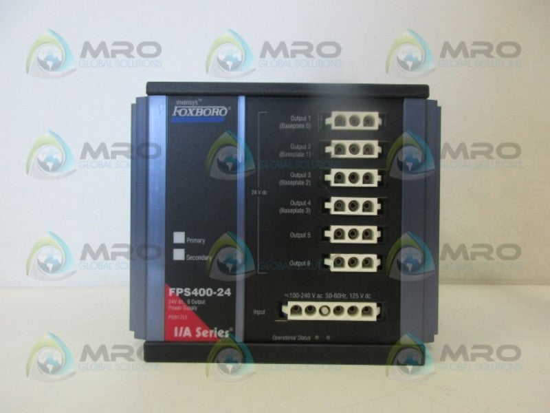 FOXBORO FPS400-24 POWER SUPPLY *NEW IN BOX*