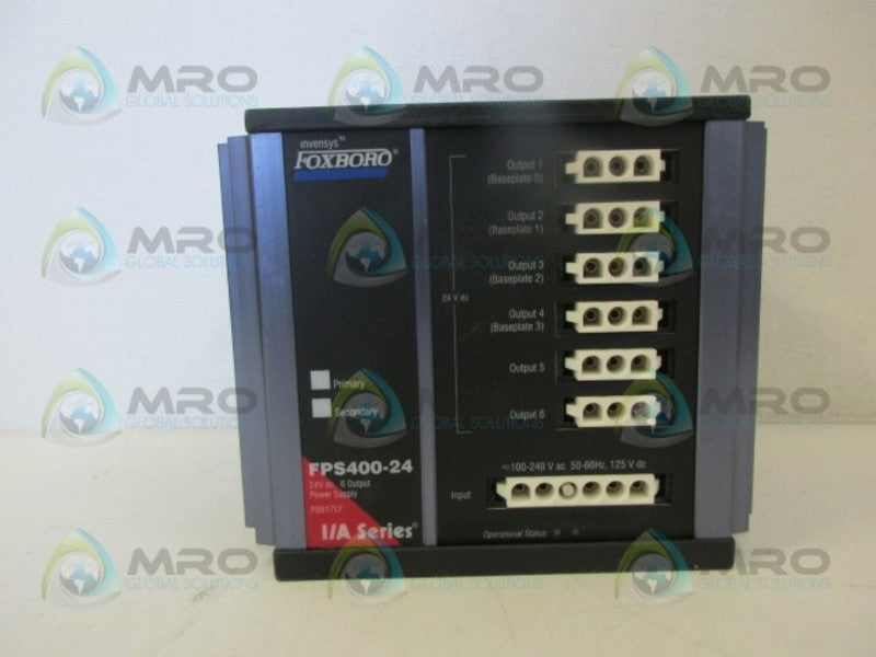 FOXBORO FPS400-24 POWER SUPPLY *NEW NO BOX*