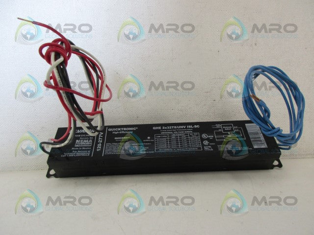 SYLVANIA QHE2X32T8/UNVISL-SC QUICKTRONIC BALLAST *NEW NO BOX*