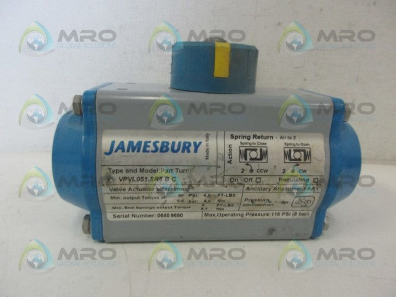 JAMERBURY VPVL051SR6BC ACTUATOR *USED*