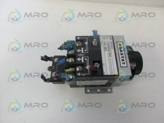 AGASTAT 7012AD TIME DELAY RELAY 5-50 SEC. *USED*