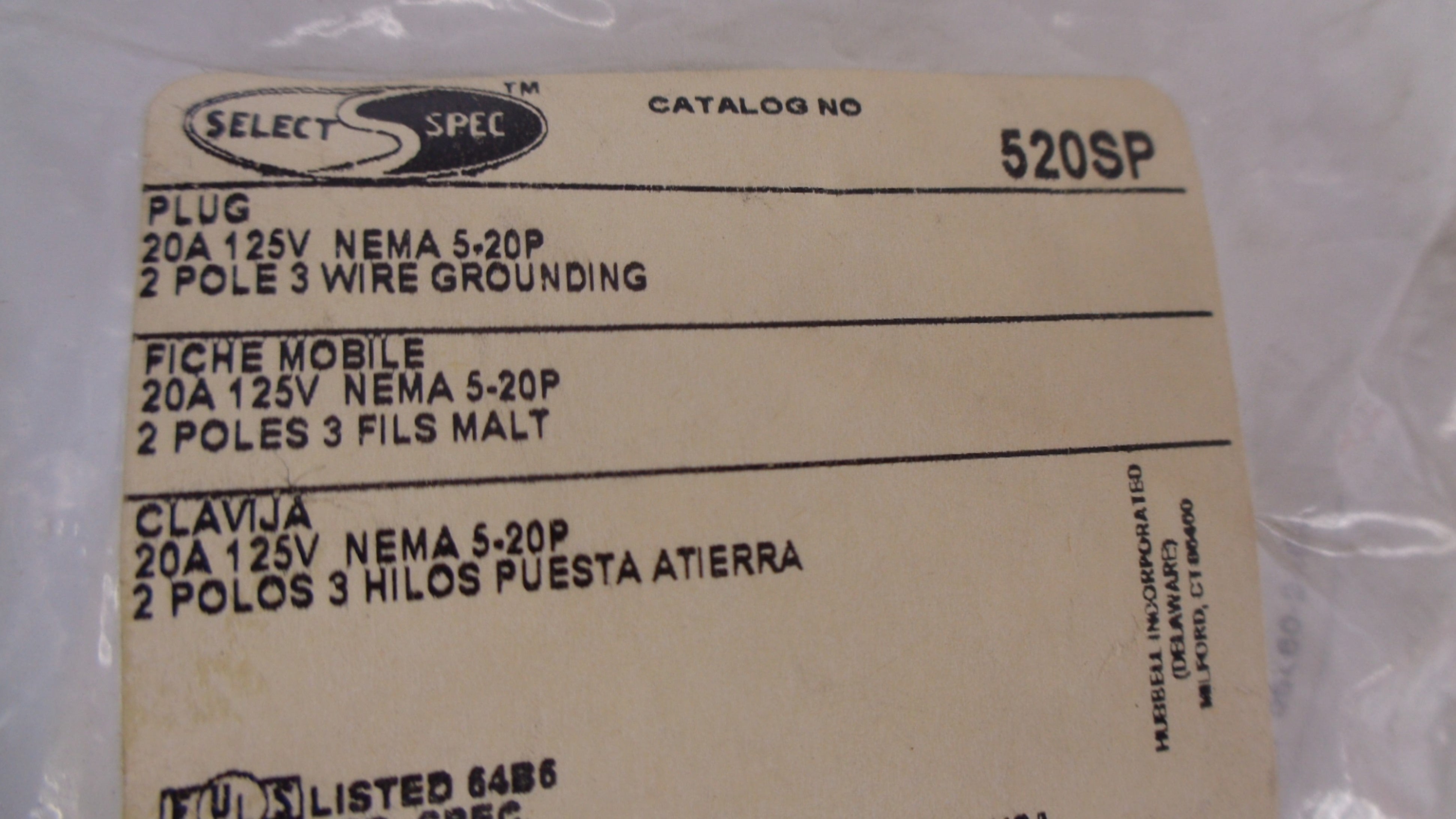 SELECT-SPEC 520SP NSMP