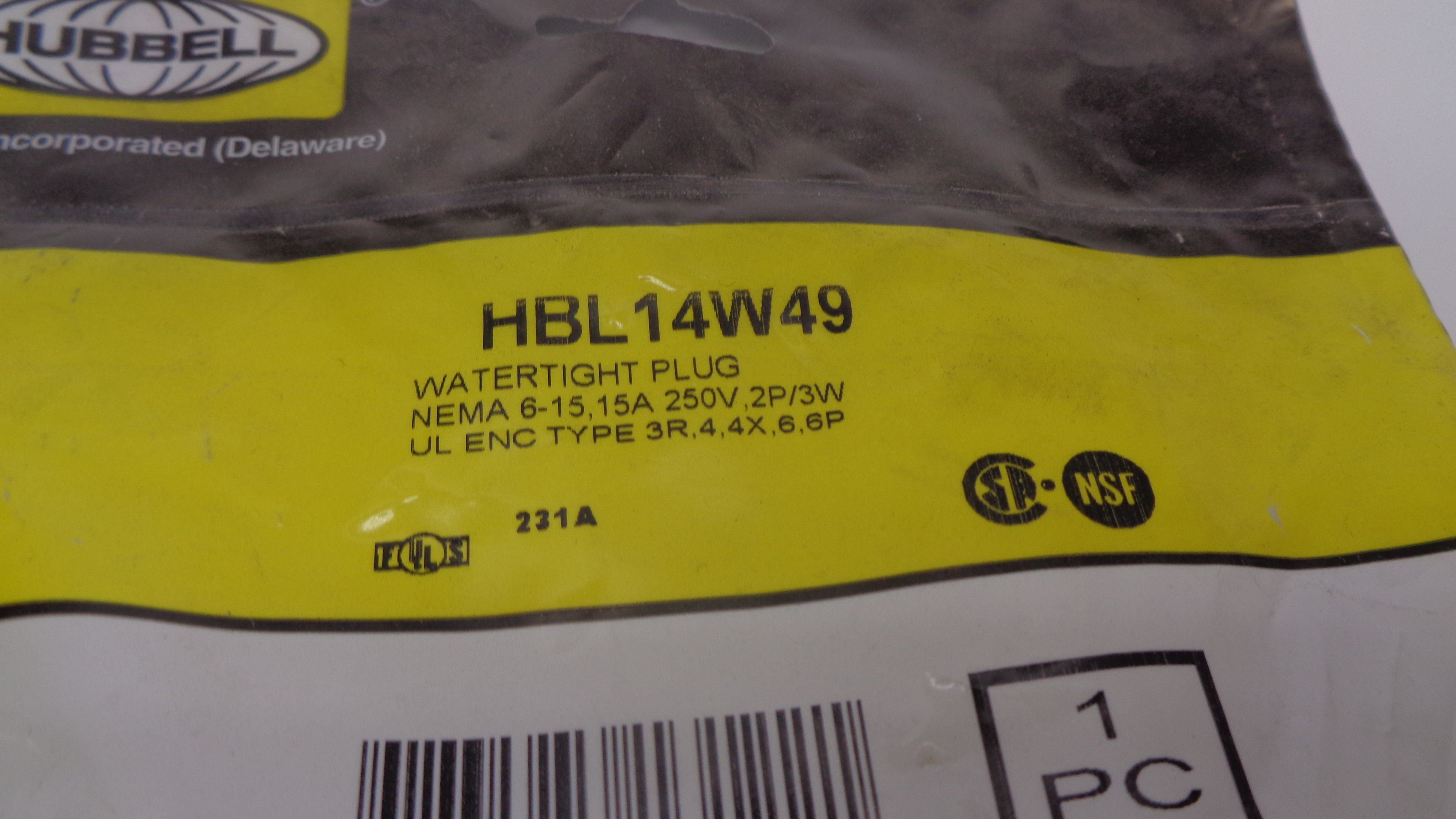 HUBBELL HBL14W49 NSMP