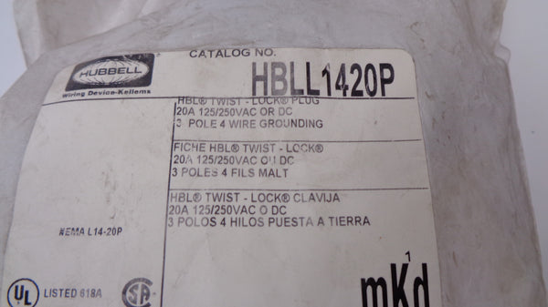 HUBBELL HBLL1420P NSMP