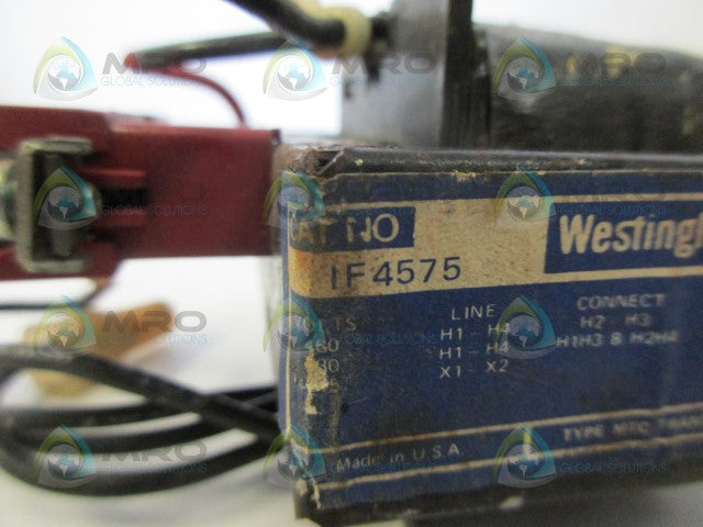 WESTINGHOUSE IF4575 CONTROL TRANSFORMER *USED*