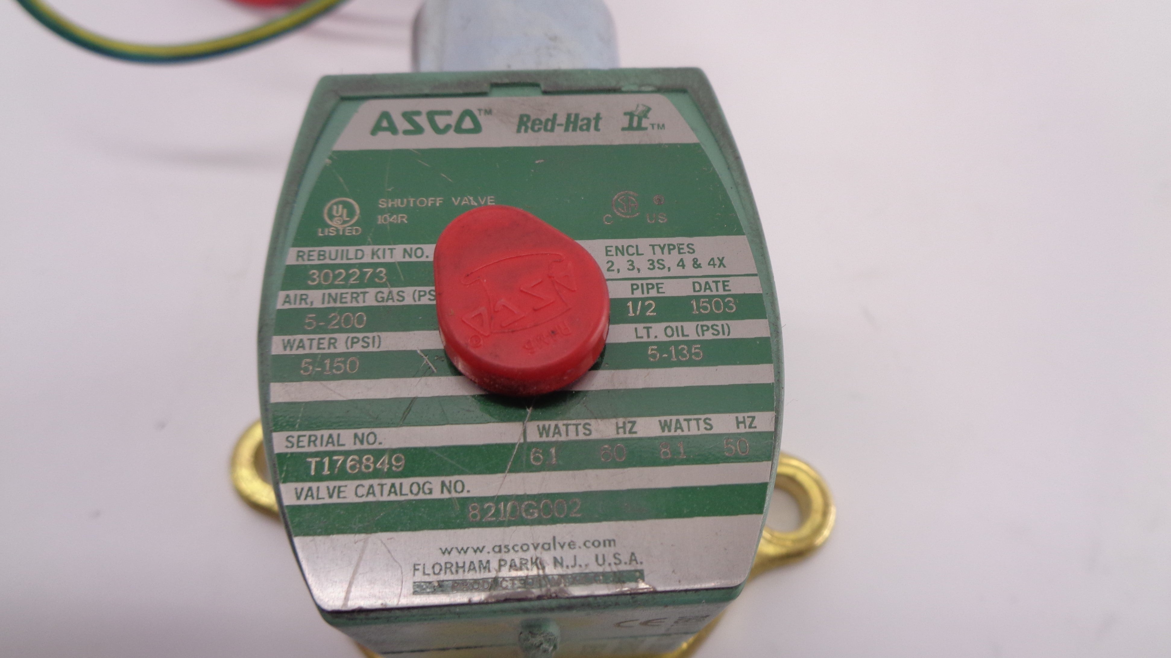 ASCO 8210G002 UNMP
