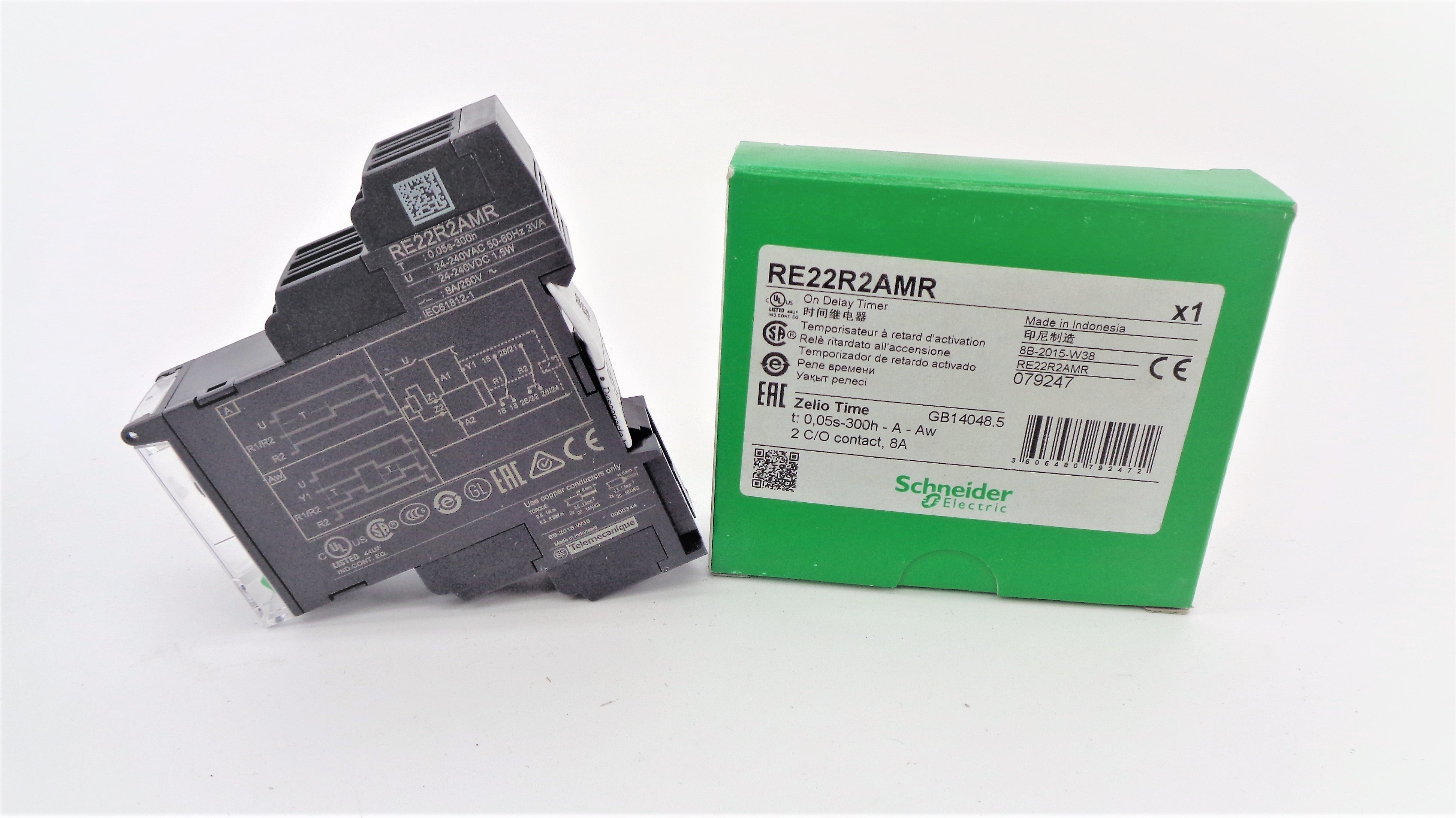 SCHNEIDER ELECTRIC RE22R2AMR 24-240VAC 8A NSMP
