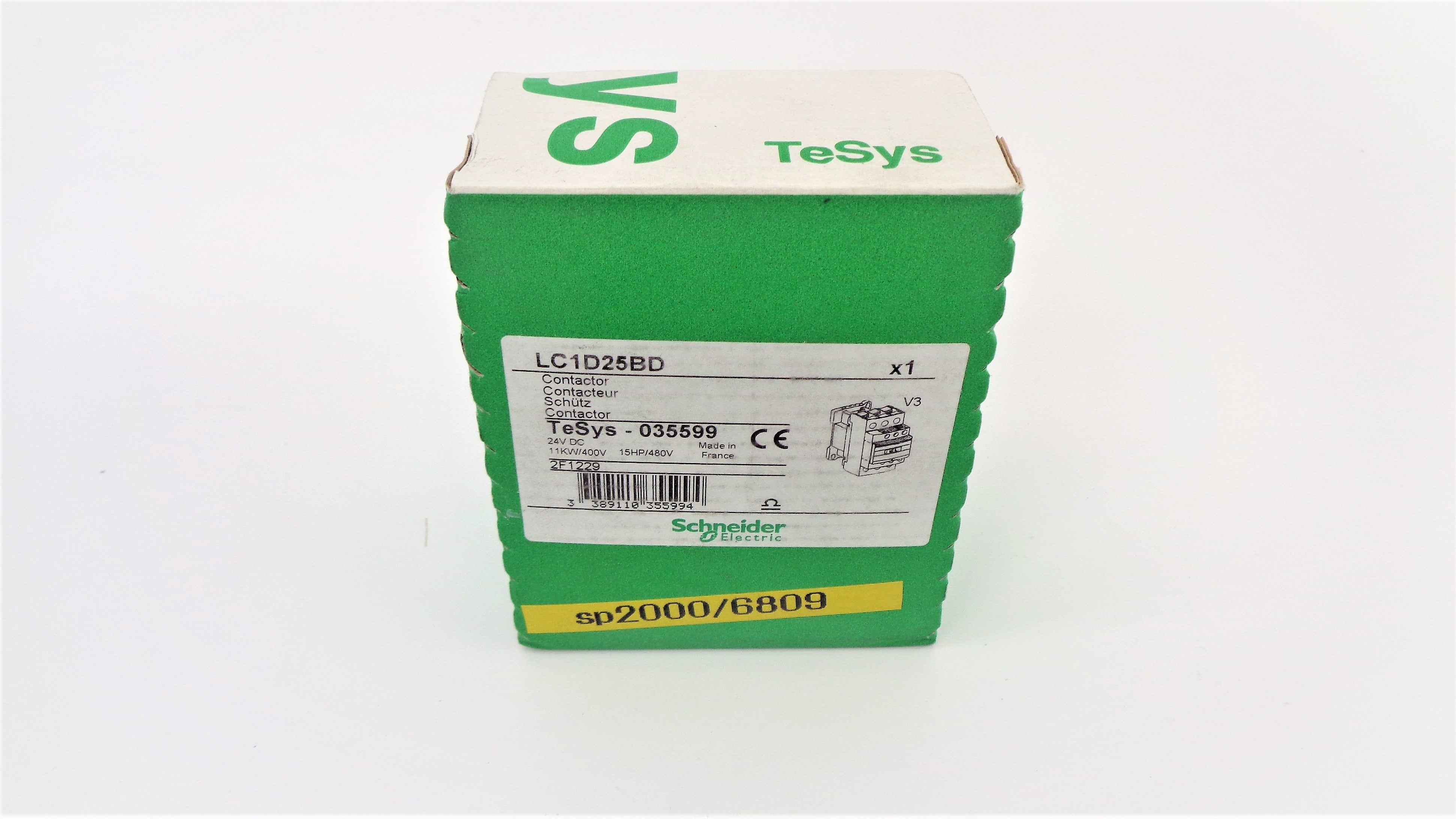 SCHNEIDER ELECTRIC LC1D25BD 24V NSFS