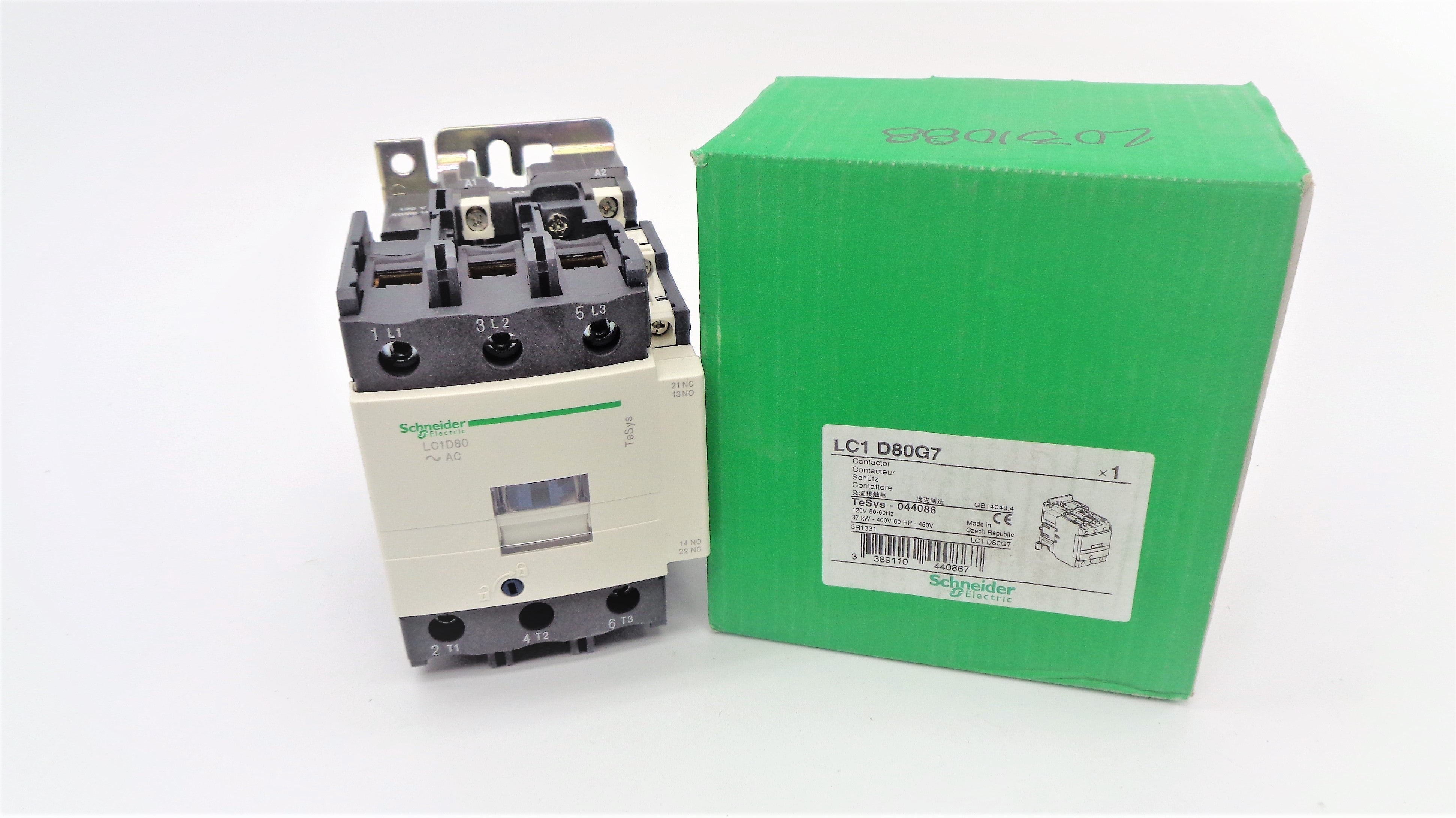 SCHNEIDER ELECTRIC LC1D80G7 120V NSMP