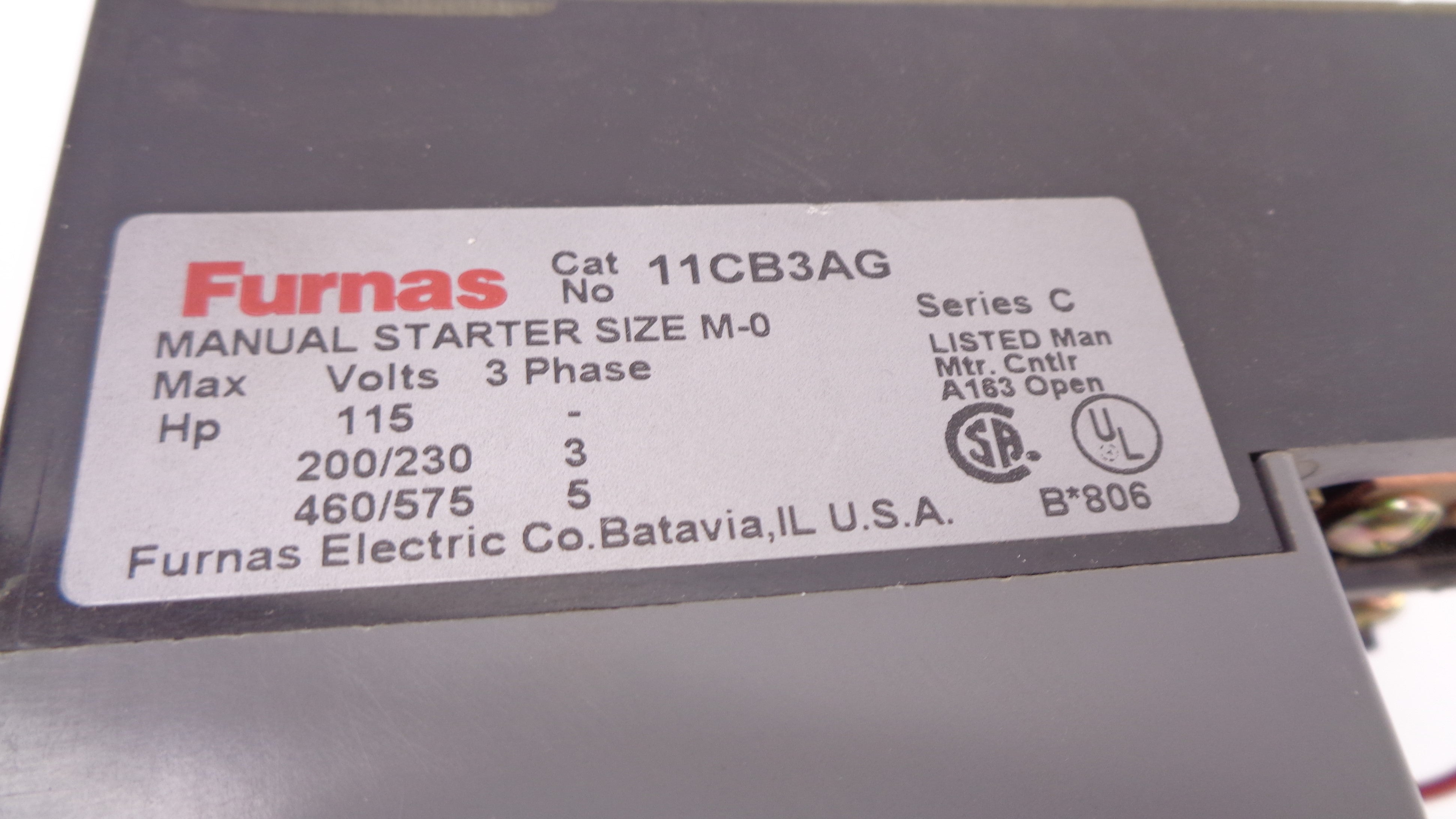 FURNAS 11CB3AG SER.C UNMP