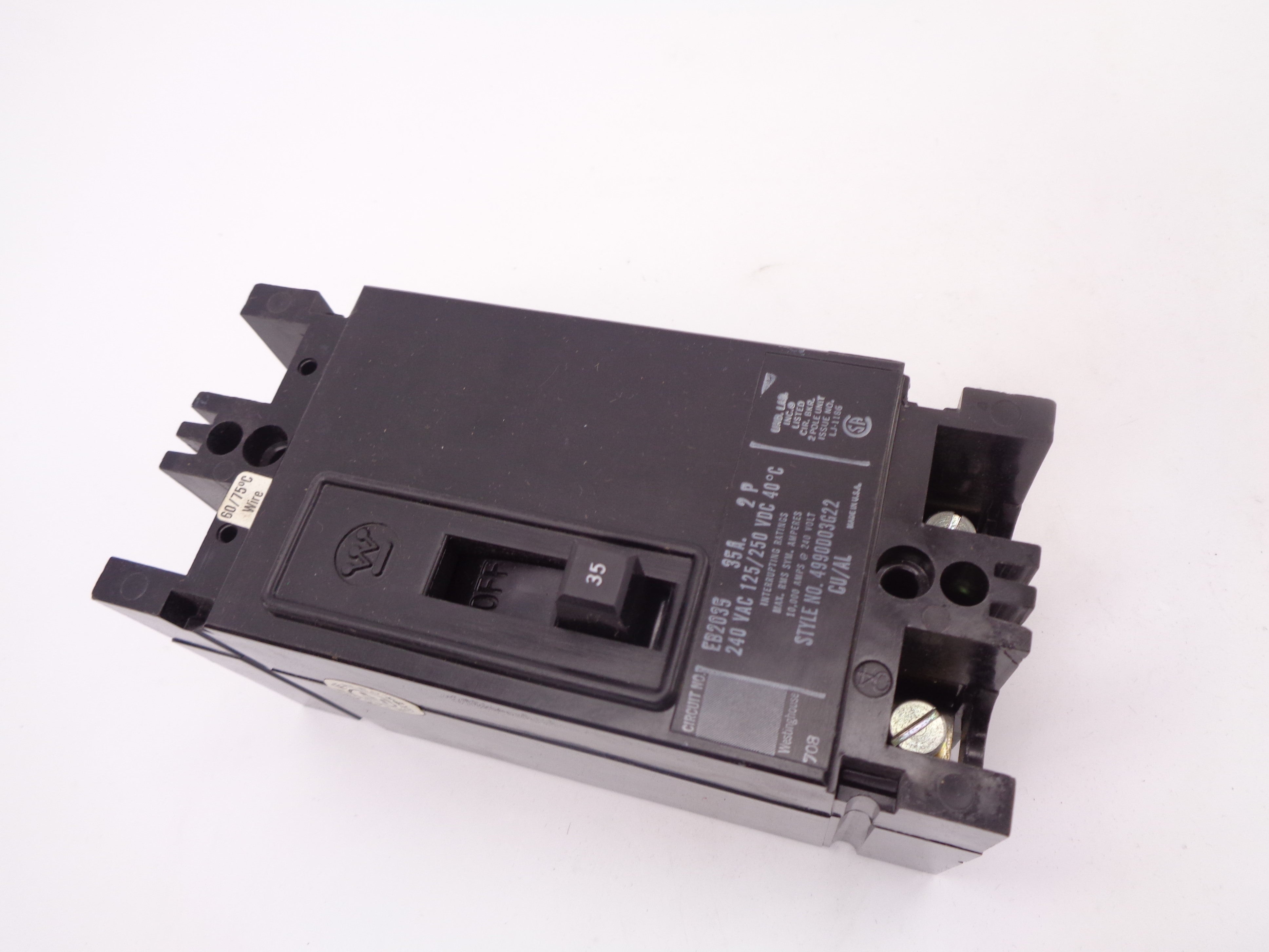 WESTINGHOUSE EB2035 35A 240VAC NSMP