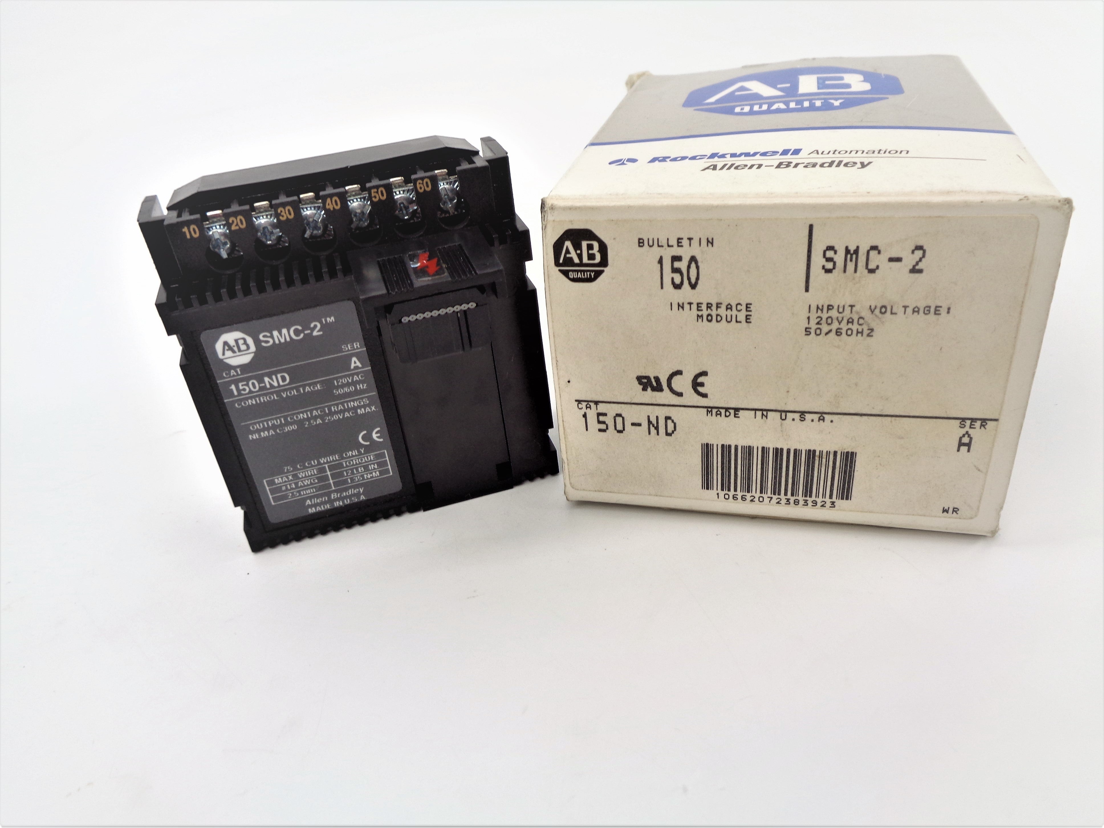 ALLEN BRADLEY 150-ND SER. A 120VAC (GY/BL) NSMP